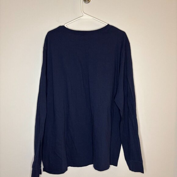 NIKE PENN STATE Long Sleeve Tee Athletic Cut Crew Neck Navy Gold Camo Size XXL - Picture 4 of 4